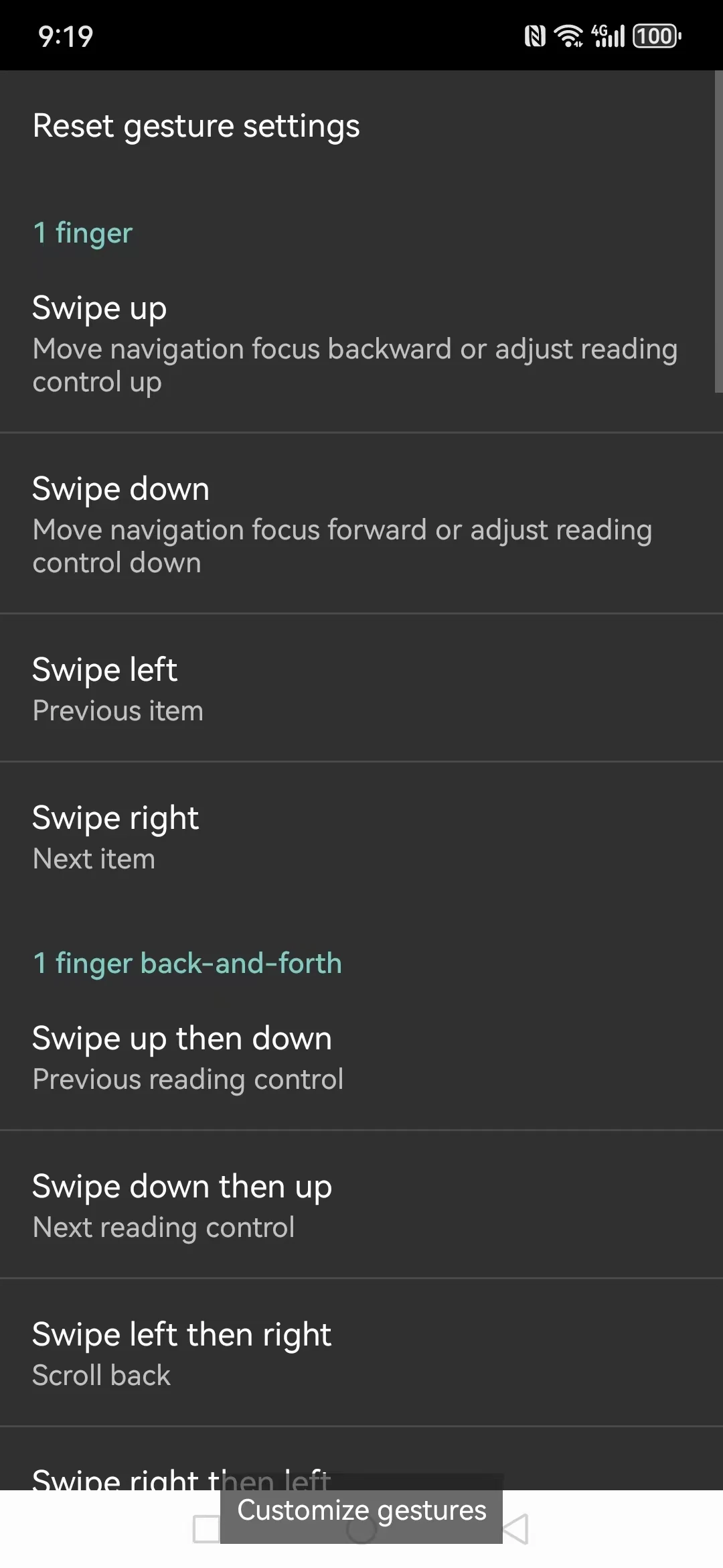 Prudence Screen Reader screenshot
